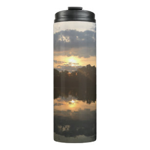 NESSEE-SEE-Sonnenuntergangsfoto   Thermosbecher