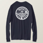 Nesset-Karten hinten und vorne T-Shirt (Design Rückseite)