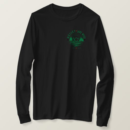 Nesset Trees Front Ecke T-Shirt (Design vorne)