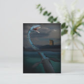 Nessie (Cryptid) Postkarte (Stehend Vorderseite)
