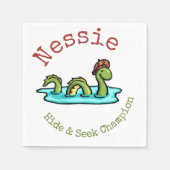 Nessie, das Loch Ness Monster Serviette (Vorderseite)