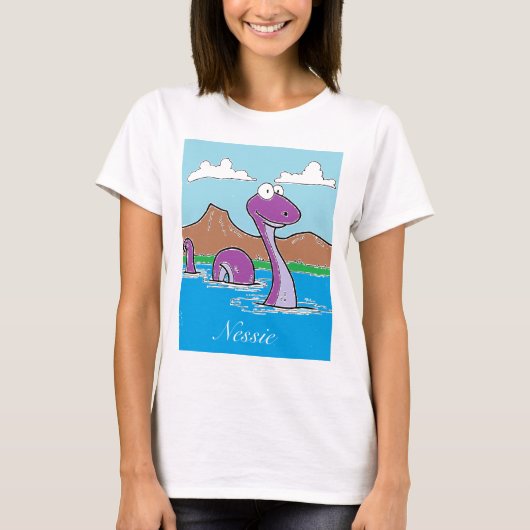 Nessie: das Loch- Nessmonster T-Shirt (Vorderseite)