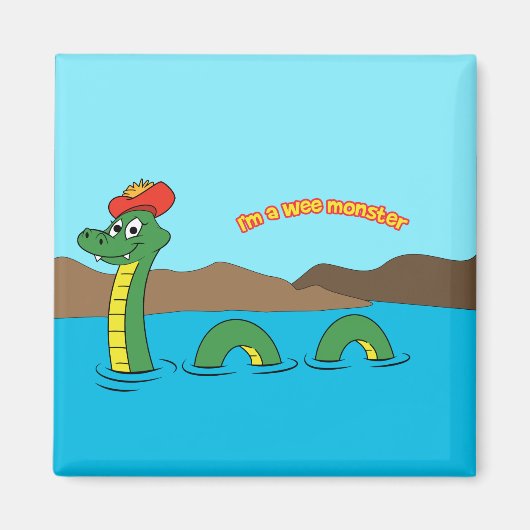 Nessie (Loch Ness Monster) Magnet (Vorne)
