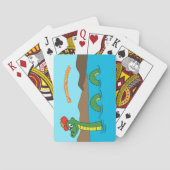 Nessie (Loch- Nessmonster) Spielkarten (Rückseite)