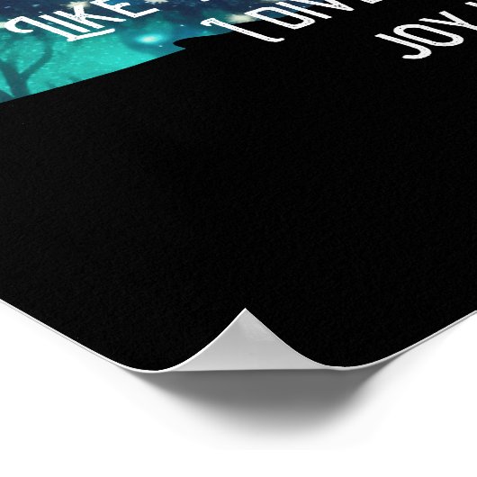 Nessie Motivierend Cryptid Poster (Ecke)