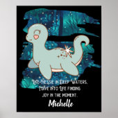 Nessie Motivierend Cryptid Poster (Vorne)