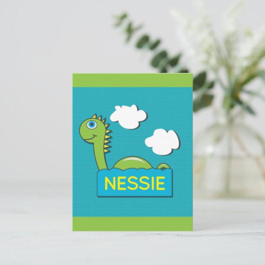 Nessie Postkarte (Stehend Vorderseite)