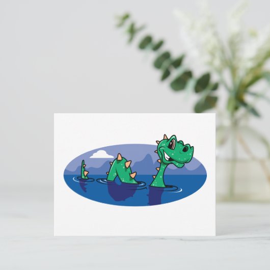 Nessie Postkarte (Stehend Vorderseite)