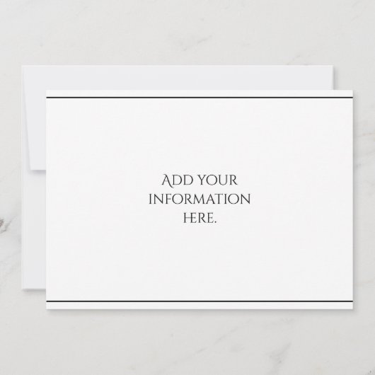 Nessie the Loch Ness Monster Einladung (Rückseite)