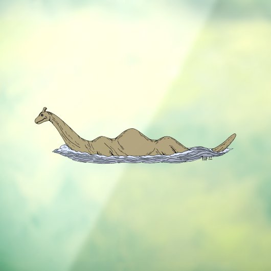 Nessie the Loch Ness Monster Fensteraufkleber (Blatt 3)