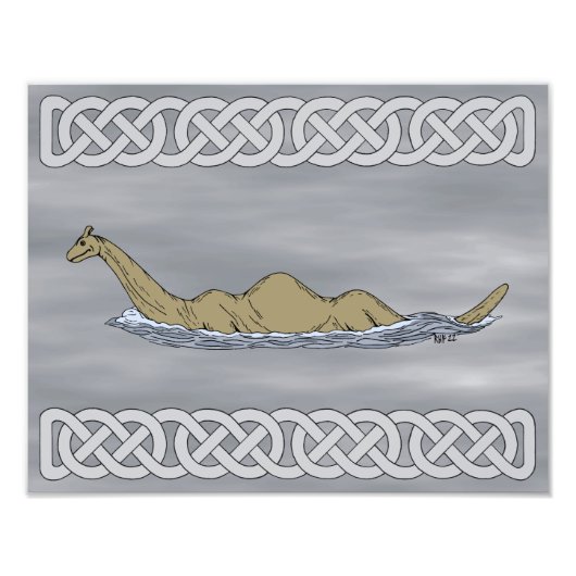 Nessie the Loch Ness Monster Fotodruck (Vorne)