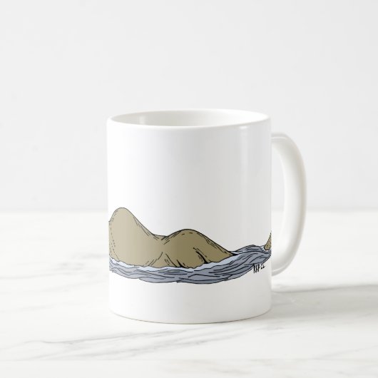Nessie the Loch Ness Monster Kaffeetasse (VorderseiteRechts)