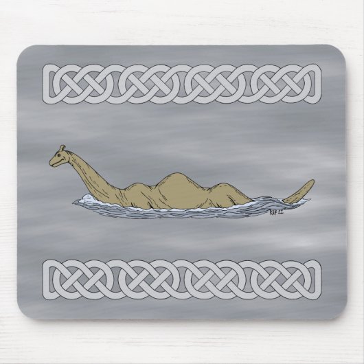 Nessie the Loch Ness Monster Mousepad (Vorne)