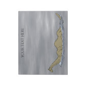 Nessie the Loch Ness Monster Notizblock (Rotiert)