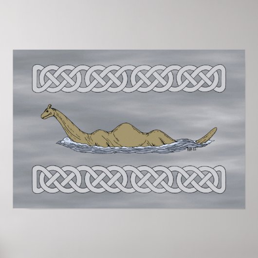 Nessie the Loch Ness Monster Poster (Vorne)