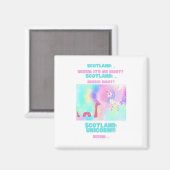 Nessie/Unicorn Magnet (Vorderseite/Rückseite)