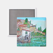 Nesso, Como Magnet-See Magnet (Vorderseite/Rückseite)