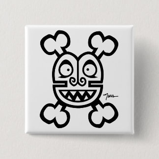 NESSschädel-U. -KNOCHEN-LOGO Button