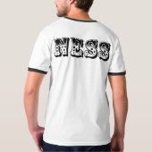 NESSschädel-U. -KNOCHEN-LOGO T-Shirt (Schwarz voll)