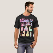 Nessuna Pazienza Dal 1981 42 Ani Compleanno Retrò T-Shirt (Vorne ganz)