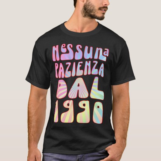 Nessuna Pazienza Dal 1990 33 Ani Compleanno Retrò T-Shirt (Vorderseite)