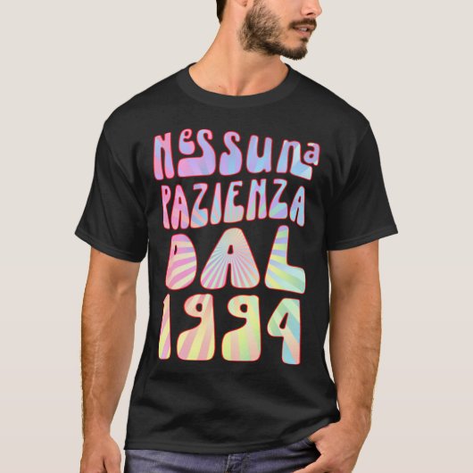 Nessuna Pazienza Dal 1994 29 Ani Compleanno Retrò  T-Shirt (Vorderseite)