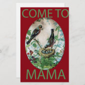 Nest der Freude: Liebe des jungen Geistes in der F Briefpapier (Vorne/Hinten)