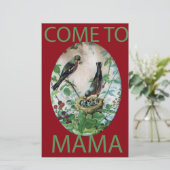 Nest der Freude: Liebe des jungen Geistes in der F Briefpapier (Stehend Vorderseite)