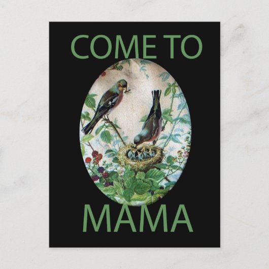 Nest der Freude: Liebe des jungen Geistes in der F Postkarte (Vorderseite)