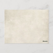 Nest der neuen Liebe Postkarte (Rückseite)