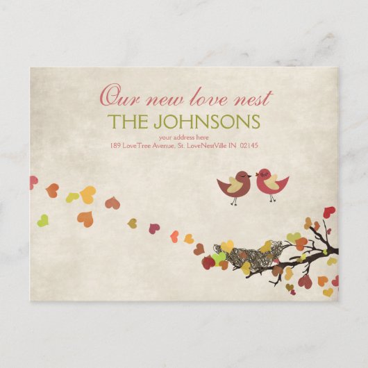 Nest der neuen Liebe Postkarte (Vorderseite)