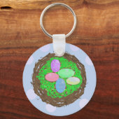 Nest der Ostereier Schlüsselanhänger (Vorderseite)