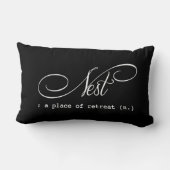 Nest-kundengerechtes lumbales Kissen (Rückseite)