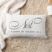 Nest Lumbar Kissen Schlafzimmer Rückzug (Decke)