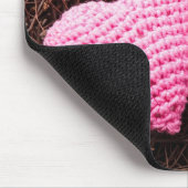 Nest mit Herzen Mousepad (Ecke)