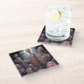 Nest of Untot Zombies Horror Art Glasuntersetzer (Schrägansicht)