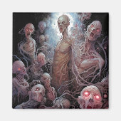 Nest of Untot Zombies Horror Art Magnet (Vorne)