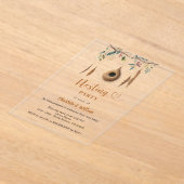 Nest Party Vogel Boho Babydusche Acryleinladungen (Ablage )