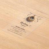 Nest-Party-Vogelnest Boho Babydusche sauber Acryleinladungen (Ablage )