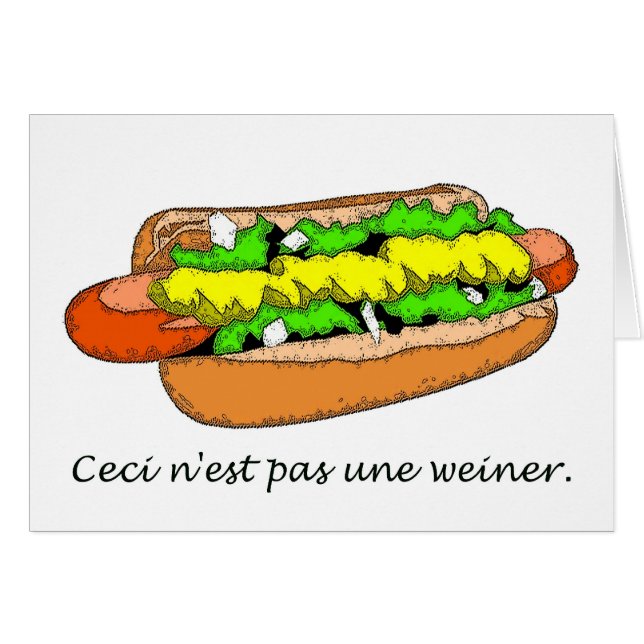 N'est Pas Une Weiner (Vorderseite (Horizontal))
