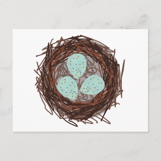 Nest Postkarte (Vorderseite)