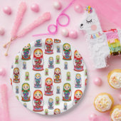 Nest-Puppe Pappteller (Party)