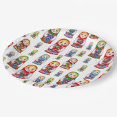 Nest-Puppe Pappteller (Schrägansicht)