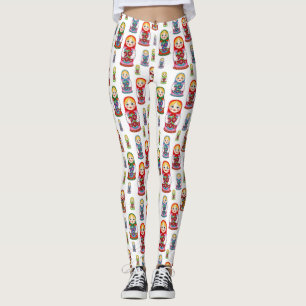 Nest-Puppenmuster Leggings
