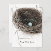 Nest und Ei Postkarte (Vorne/Hinten)