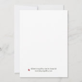 Nest Watercolor Tree Whimsical Baby Dusche Einladung (Rückseite)