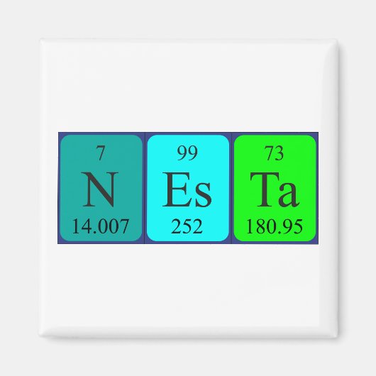Nesta Periodenmagnet 2 Magnet (Vorne)