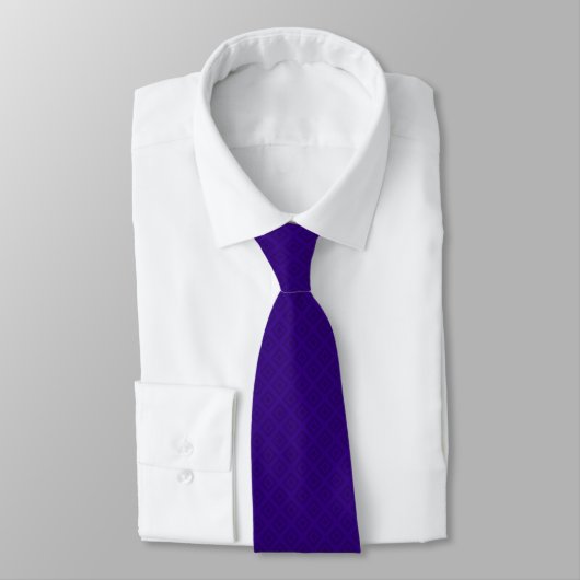 Nested Boxes - Royal Purple Neck Tie Krawatte (Gebunden)