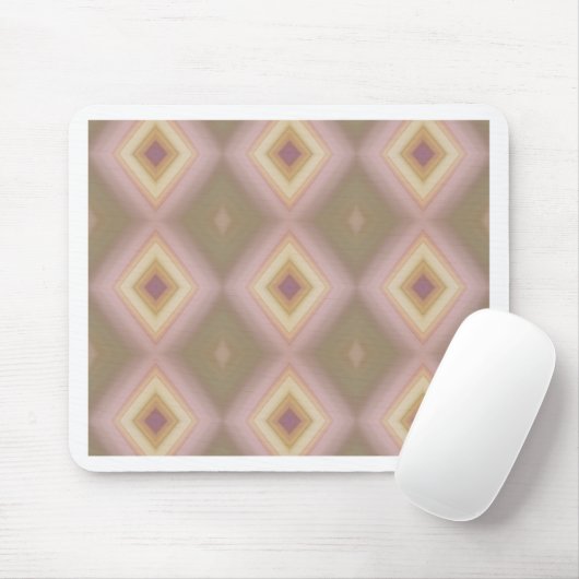 Nested Diamonds Mousepad (Mit Mouse)