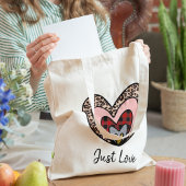 Nested Hearts-Tasche – Einfach Liebe Design Tragetasche